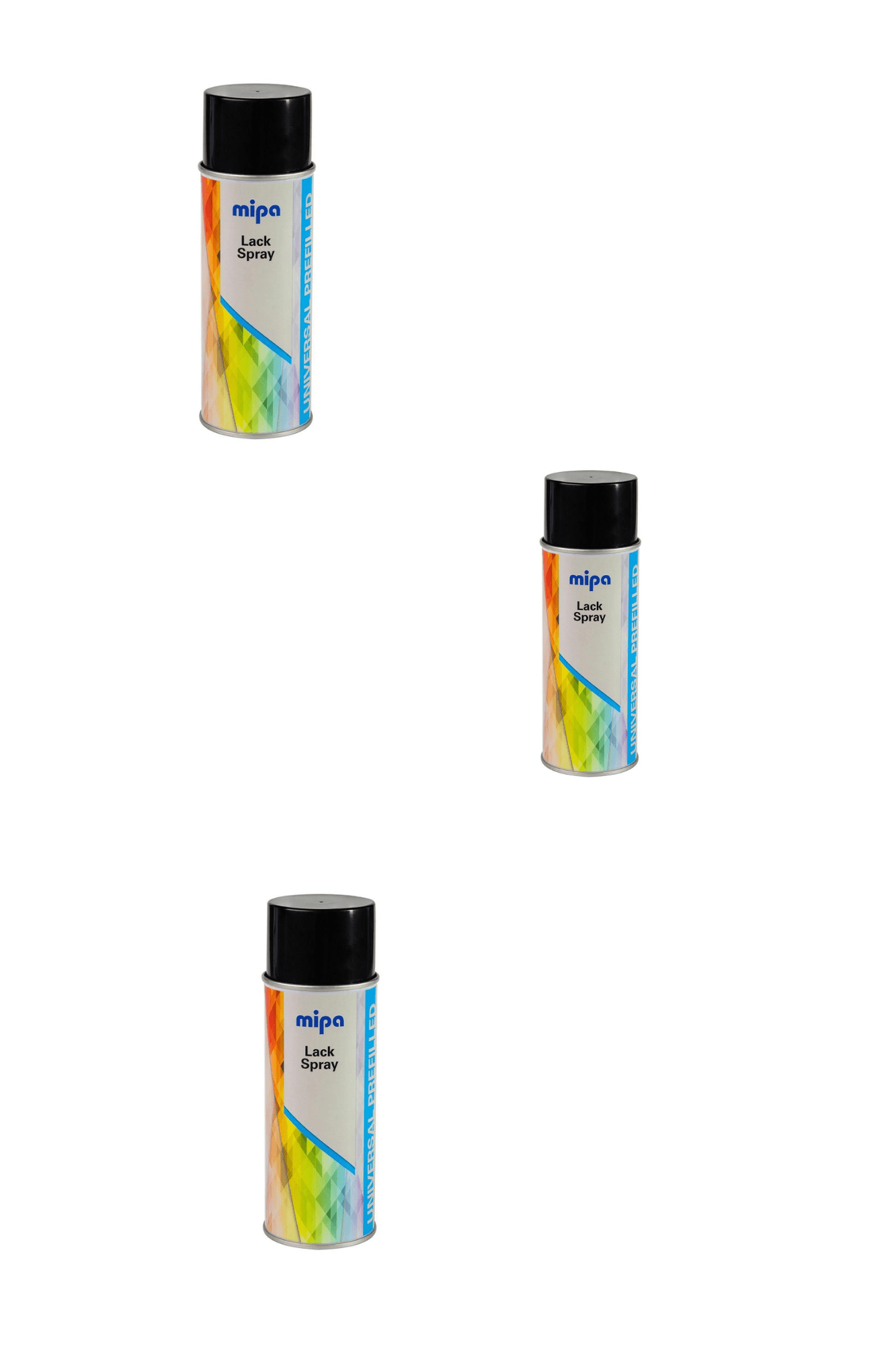 1K Premium Klarlack 3er Set 400ml - Rocketcolors