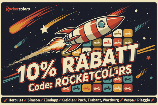 10% Rabatt auf alles – mit Code ROCKETCOLORS - Rocketcolors 