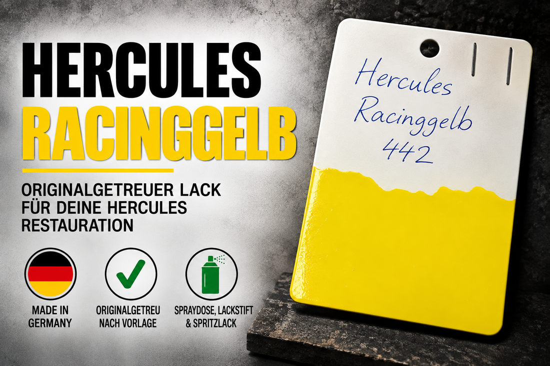 Hercules Racinggelb Farben Lacke 
