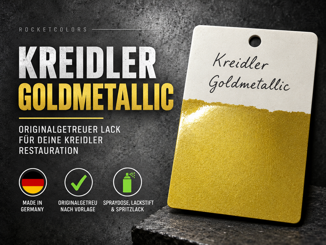 Kreidler Goldmetallic Farben Lacke 