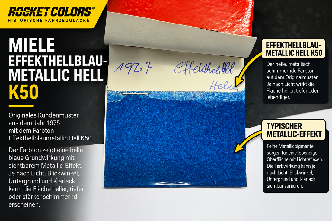 Miele Effekthellblaumetallic