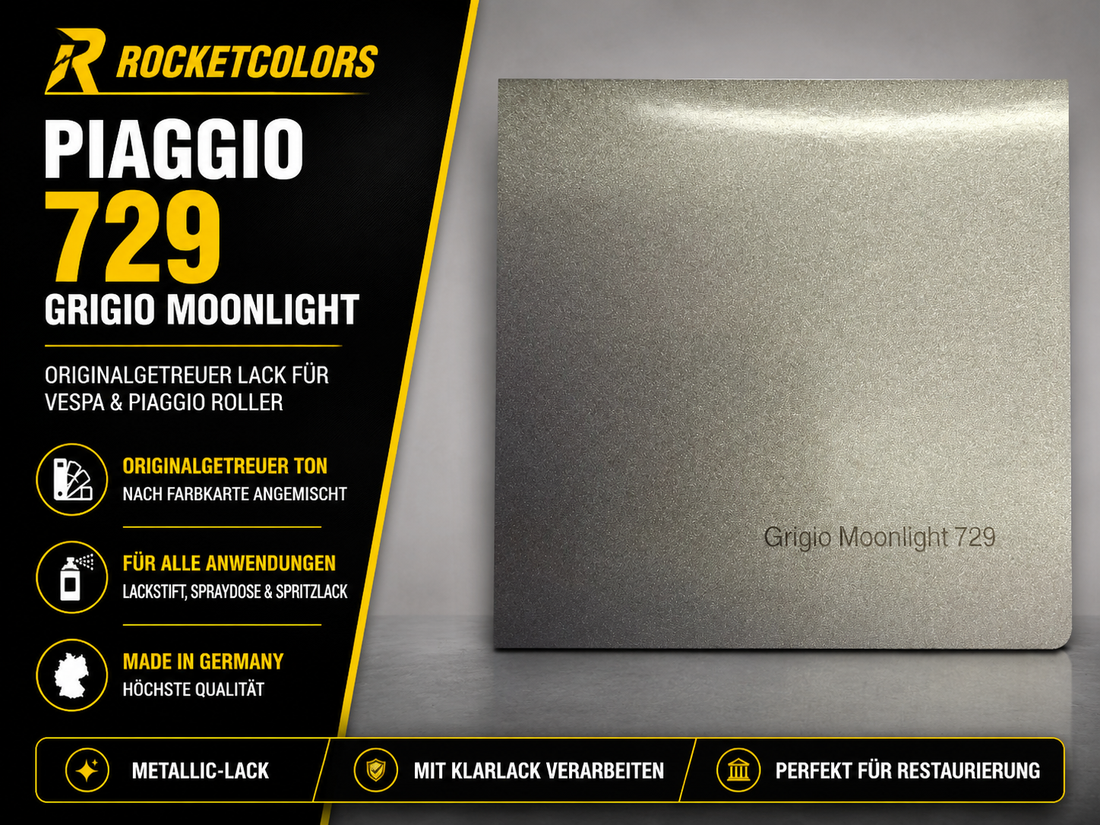 Piaggio Grigio Met. 729 Lack kaufen | Vespa Grau Metallic