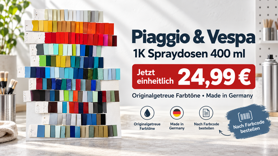 Piaggio Farben Lacke Spraydose 