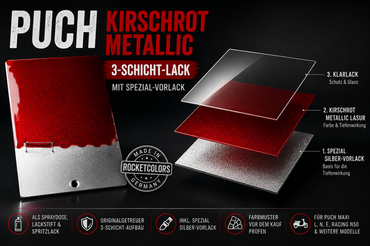 Puch Kirschrotmetallic