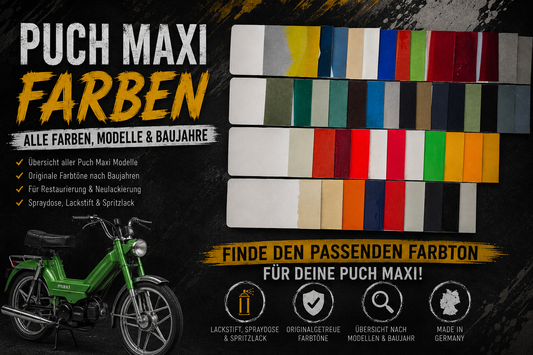 Puch Maxi Farben Lacke 