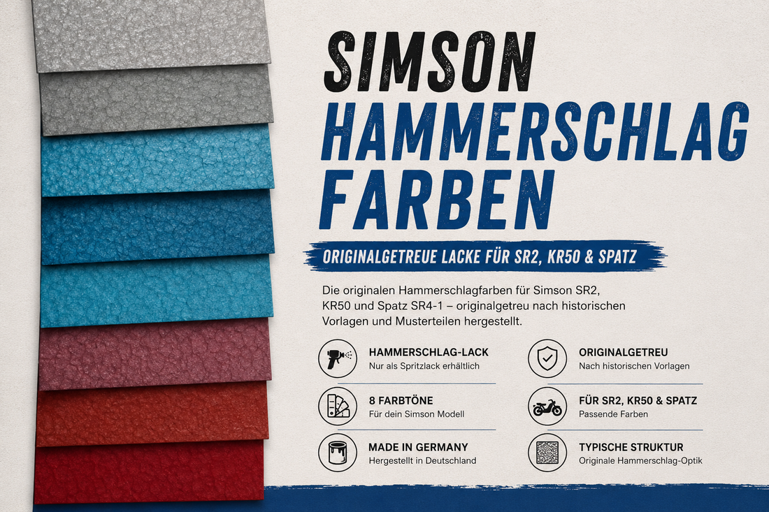 Simson Hammerschlag Farben 