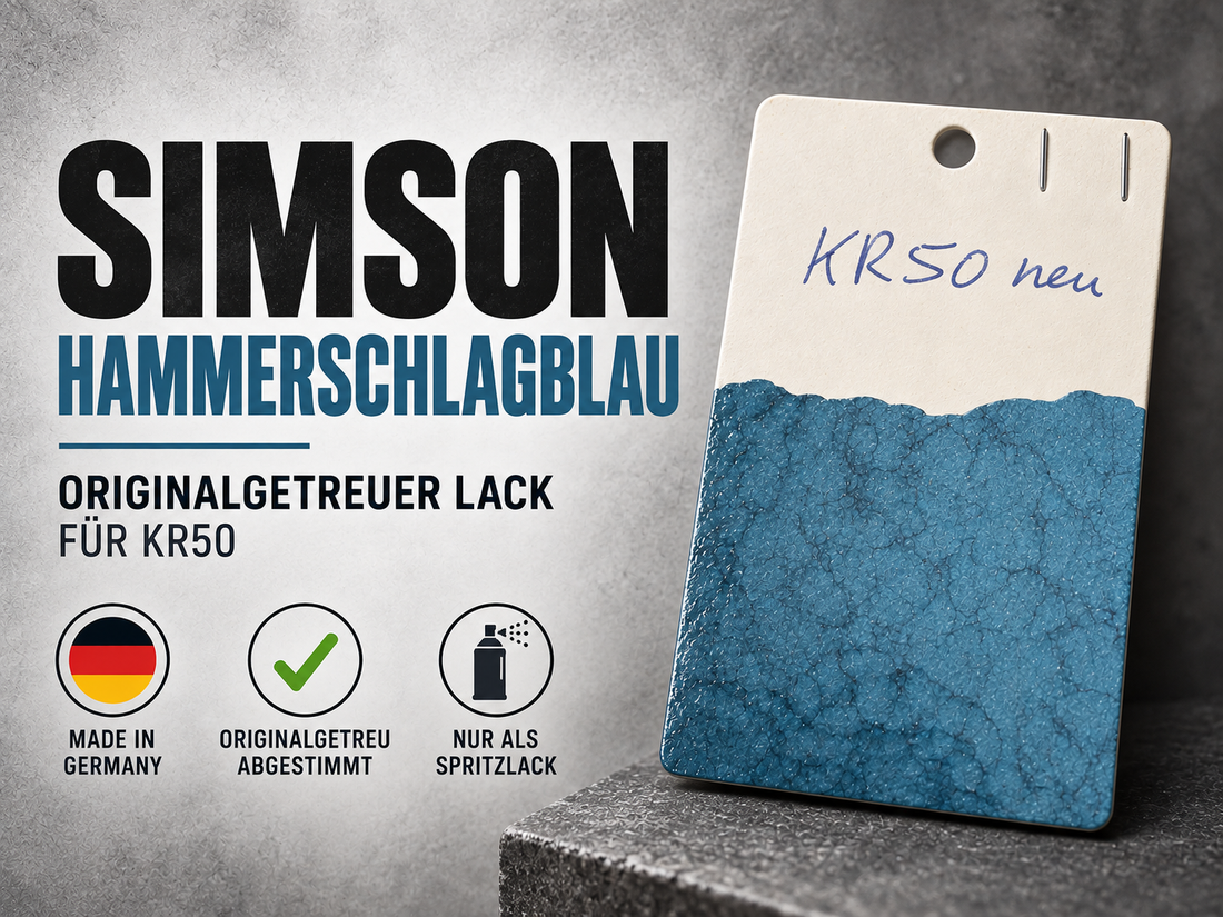 Simson Hammerschlagblau KR50
