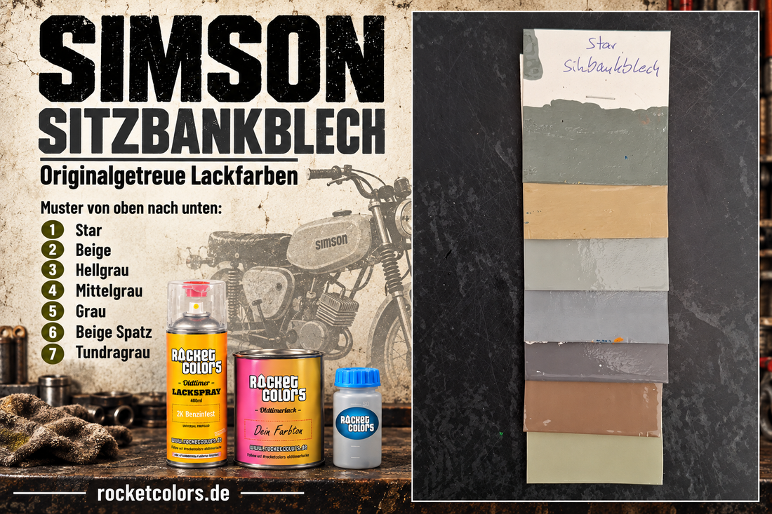 Simson Sitzbankblech Farben 