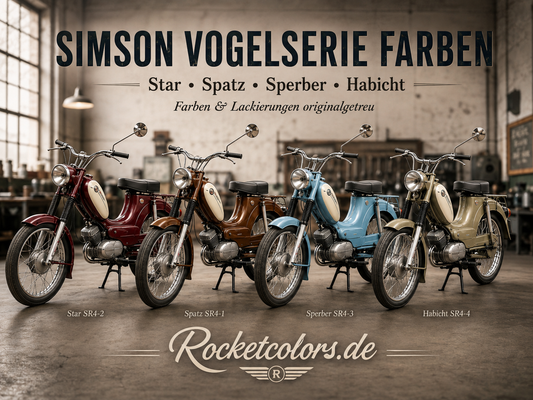 Simson Star Sperber Habicht Farben Lacke 
