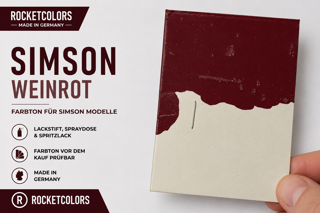 Simson Weinrot Farben Lacke 