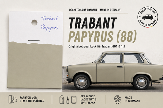 Trabant Papyrus Farben Lacke 