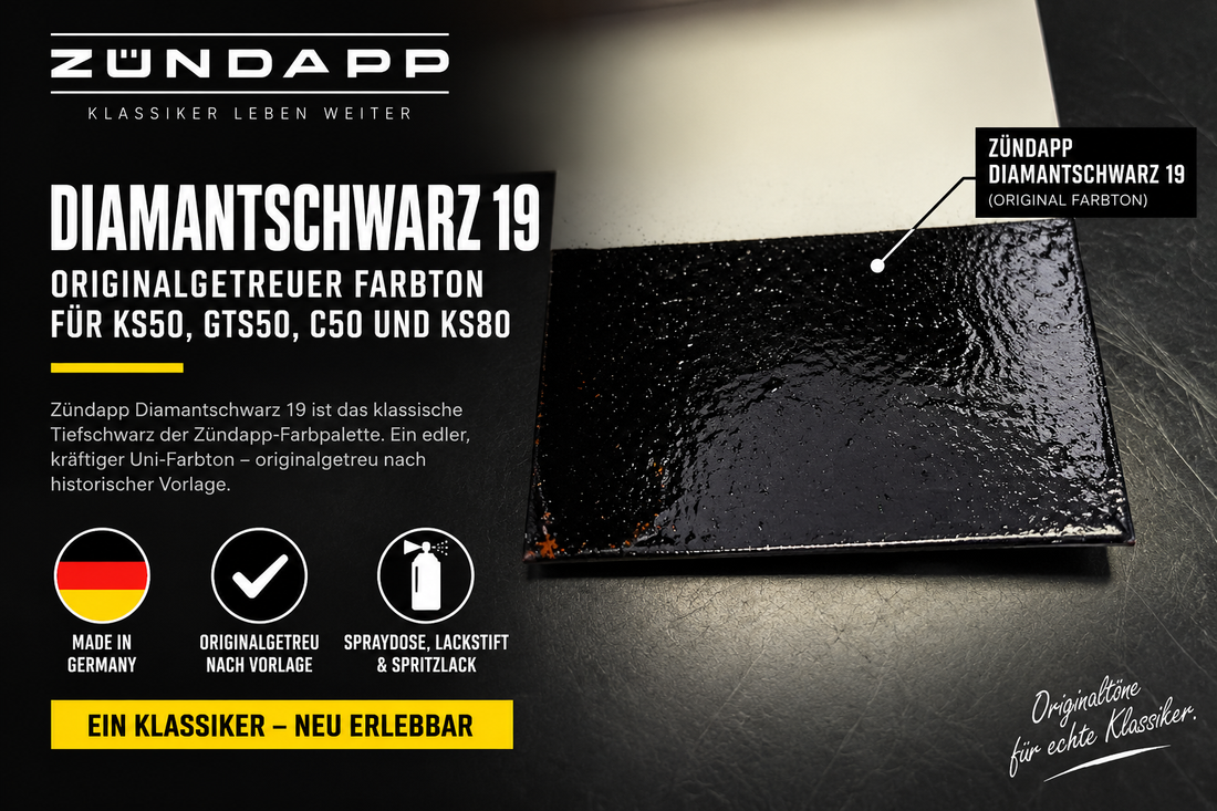 Zündapp 19 Diamantschwarz