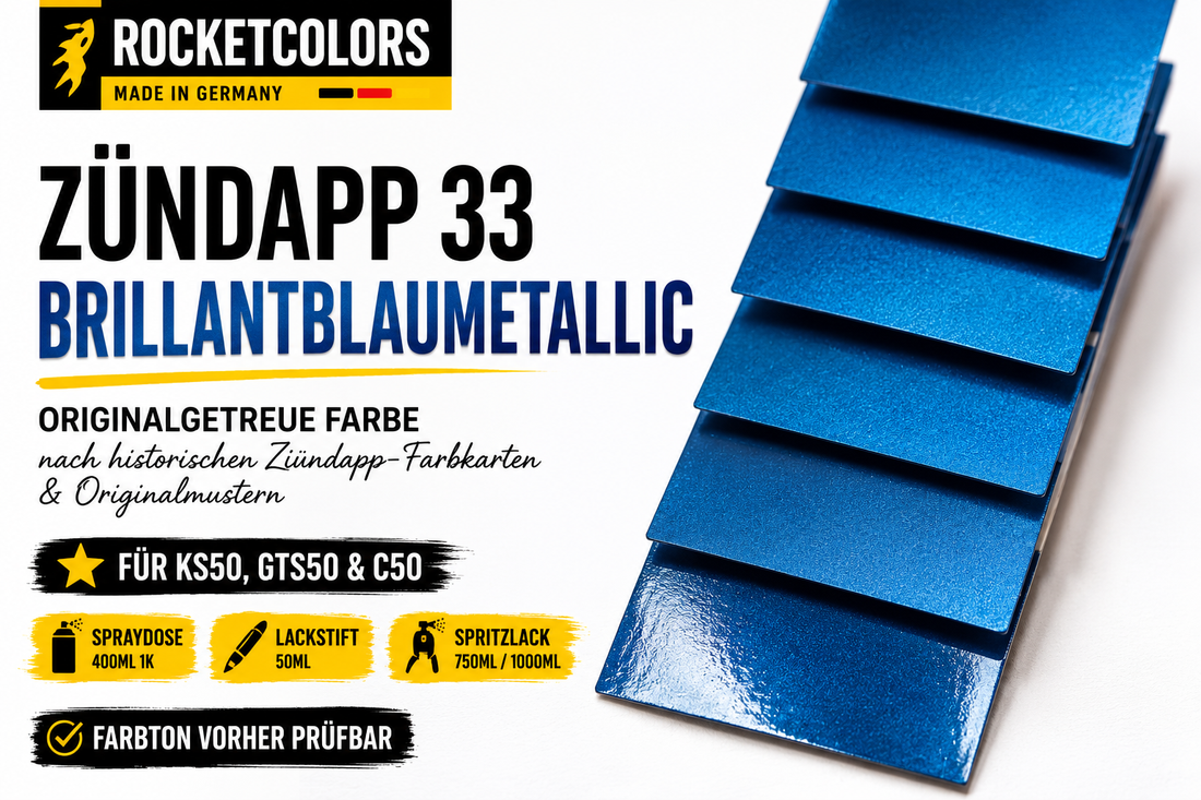 Zündapp 33 Brillantblaumetallic
