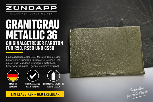 Zündapp 36 Granitgraumetallic 
