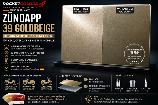Zündapp 39 Goldbeige