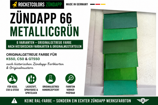 Zündapp 66 Metallicgrün 