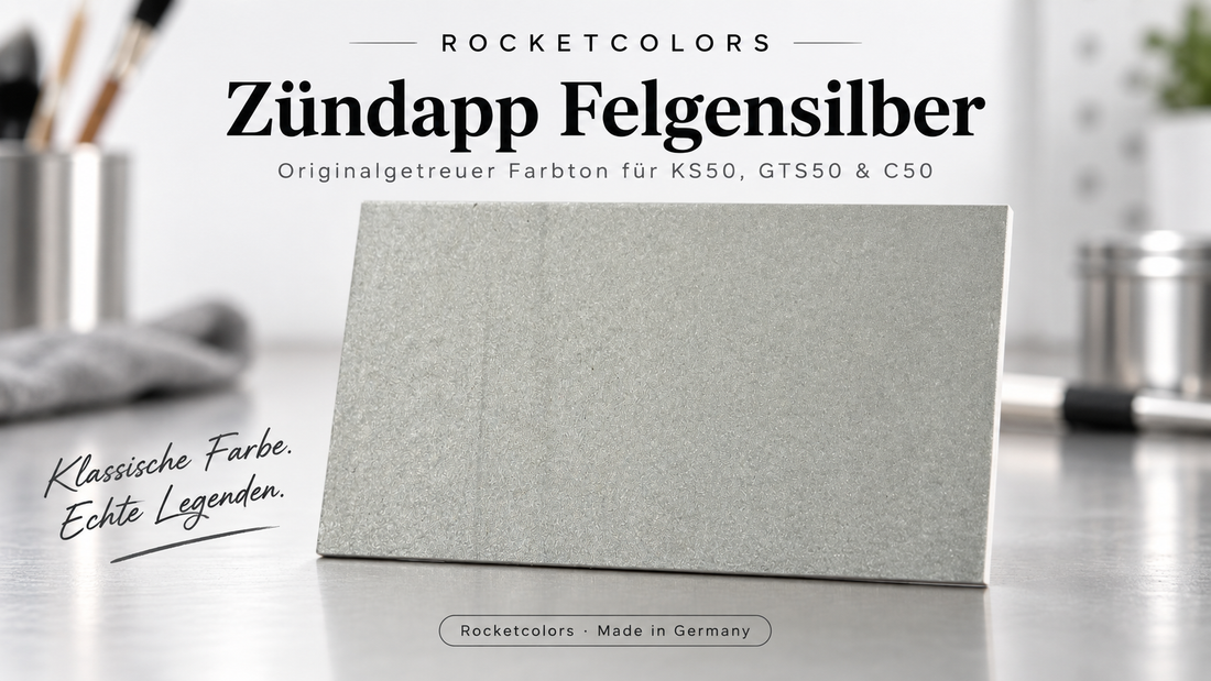 Zündapp Felgensilber Farben Lacke 