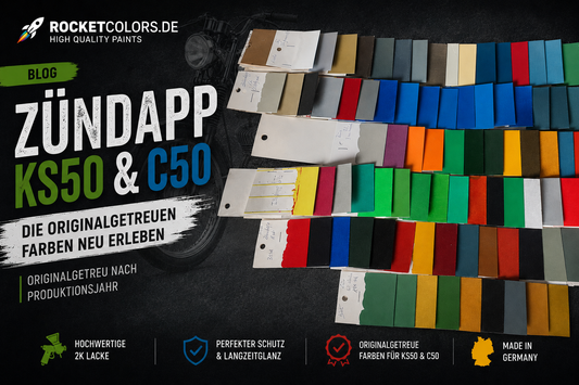 Zündapp KS50 & Zündapp C50 Farben Lacke 