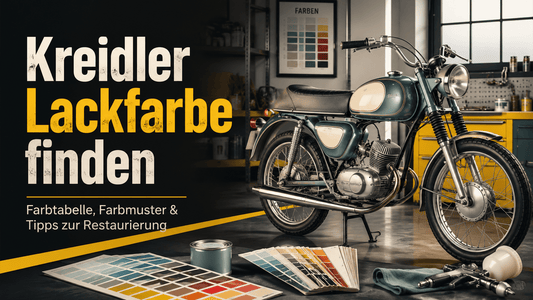 Kreidler Lackfarbe finden: Farbtabelle, Farbmuster & Tipps zur Restaurierung - Rocketcolors