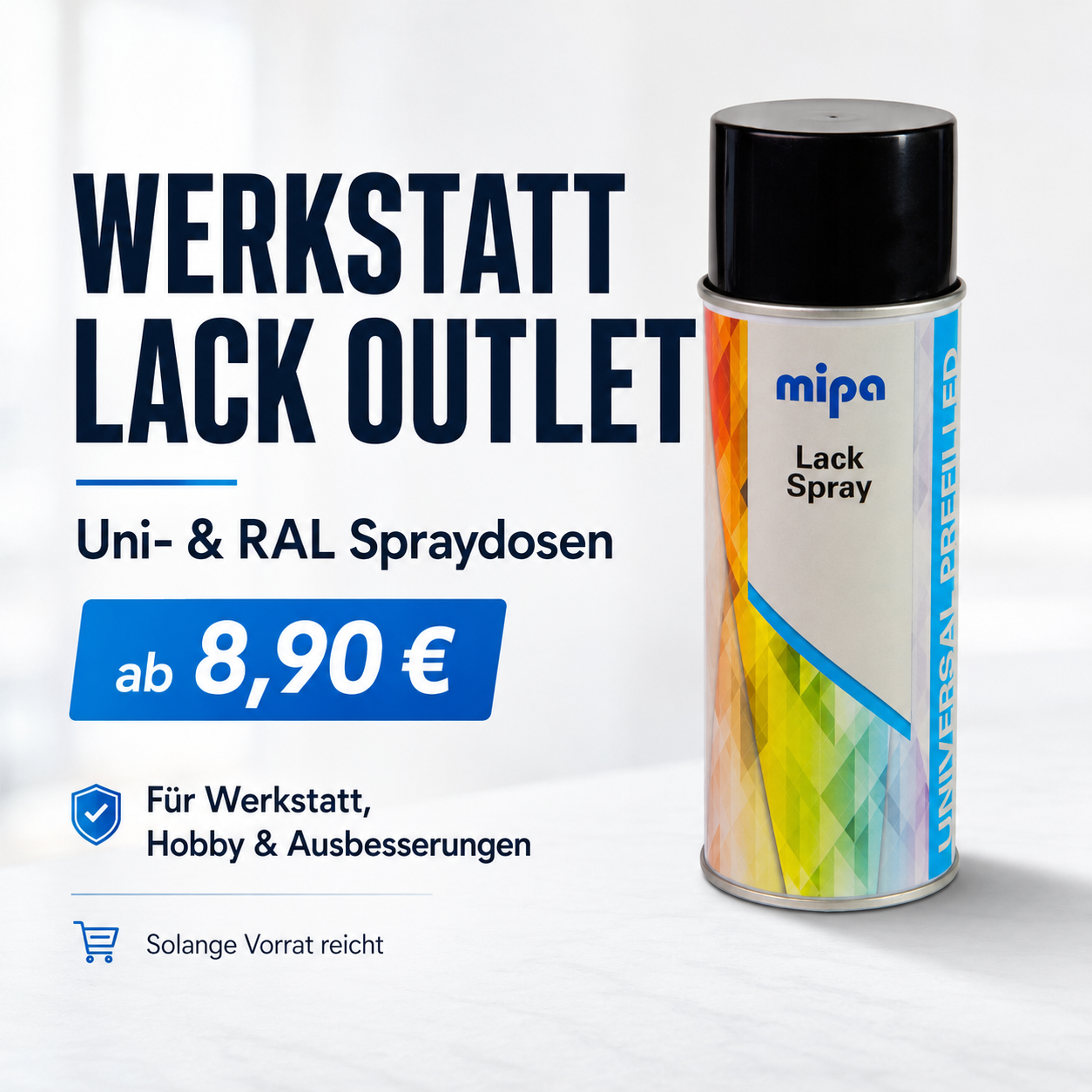 Ral und Uni Spraydose 400ml 1K