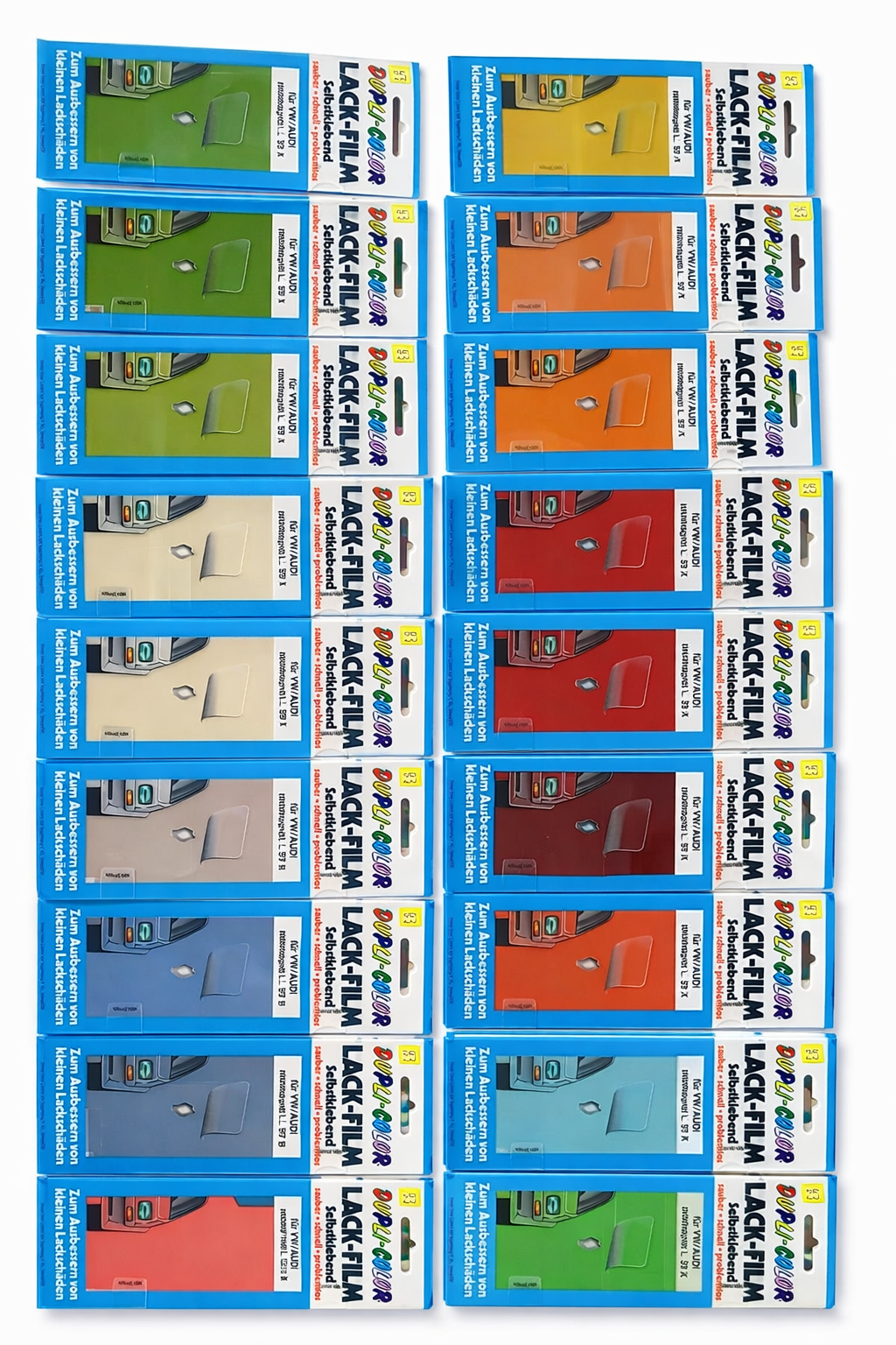 Nostalgie Oldtimer Dupli Color Lack-Film Sets Selbstklebend - Rocketcolors