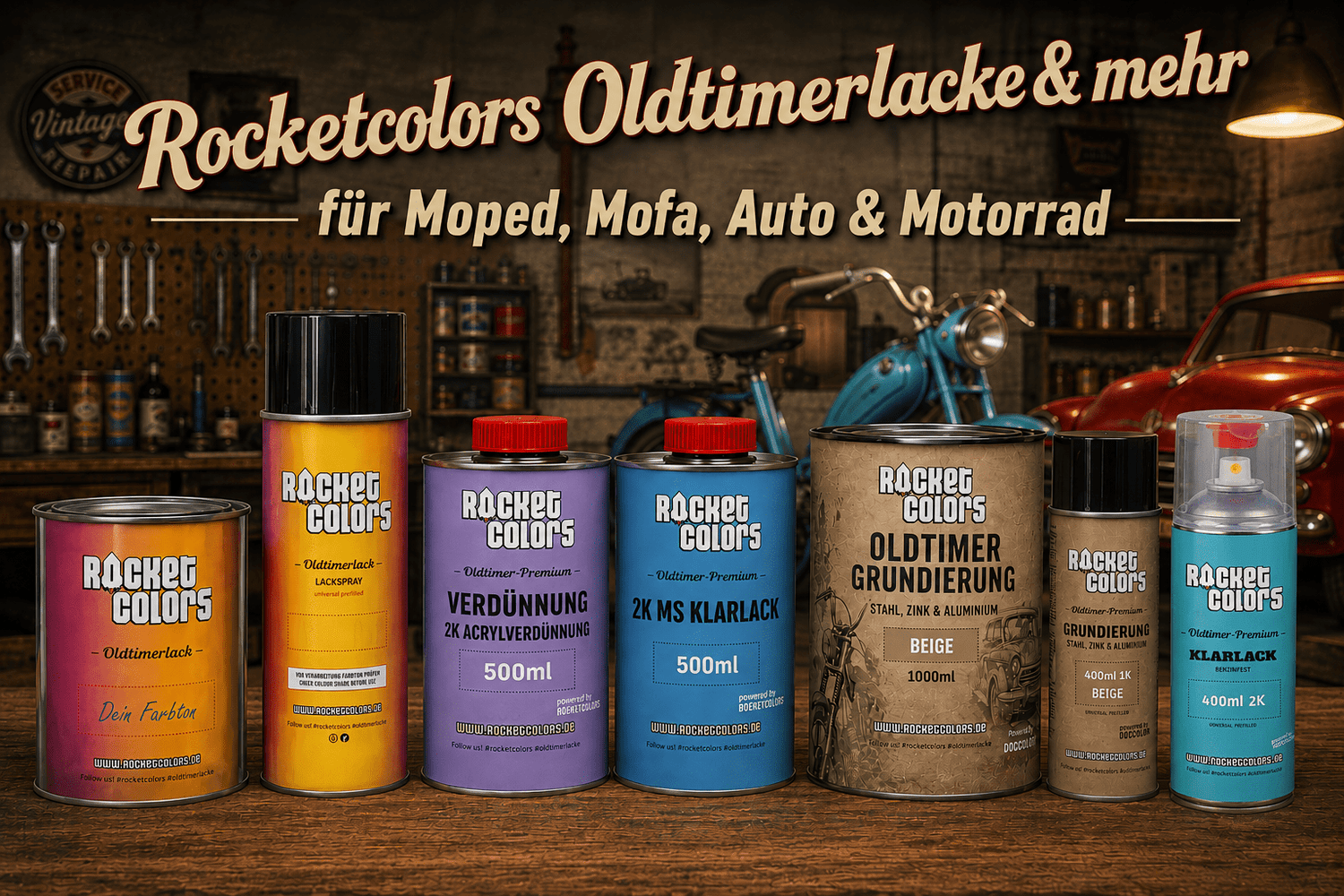 Passendes Zubehör für dein Lackprojekt - Rocketcolors