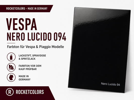 Piaggio 094 Vespa Nero Lucido