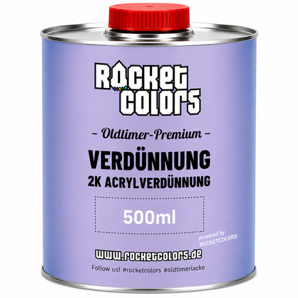Rocketcolors Oldtimer Verdünnung 500ml – Lackzubehör für Moped & Auto