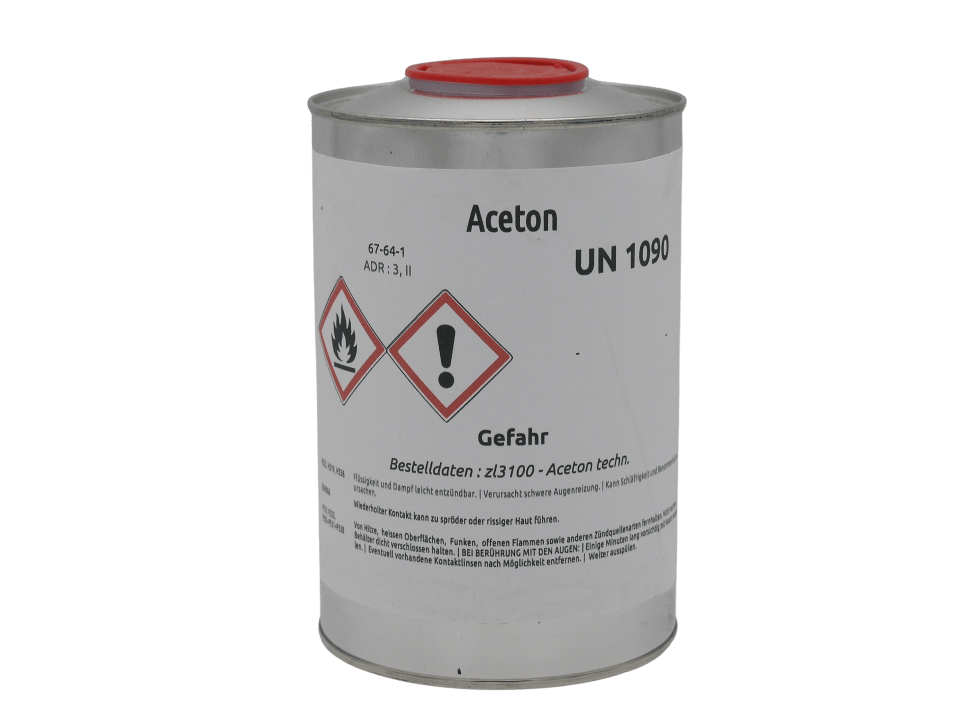 Aceton 1000ml Dose - Rocketcolors