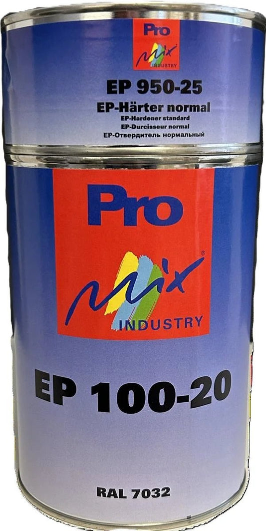 MIPA EP 100 - 20 RAL 7022 Set 1 kg inkl. Härter - Rocketcolors