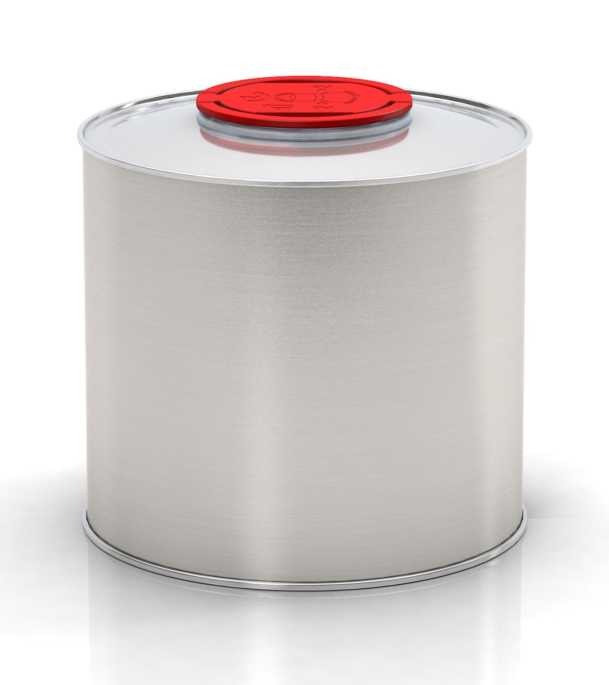 Mipa Rundflache Blech mit Verschluss 500ml - Rocketcolors