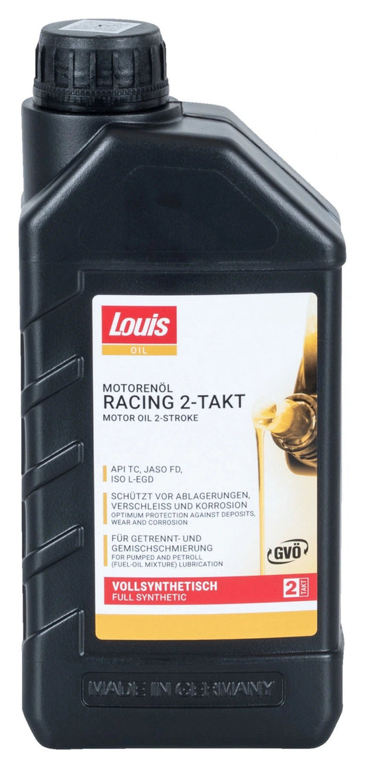 Motorenöl 2 - Takt Racing vollsynthetisch, Inhalt 1 Liter - Rocketcolors