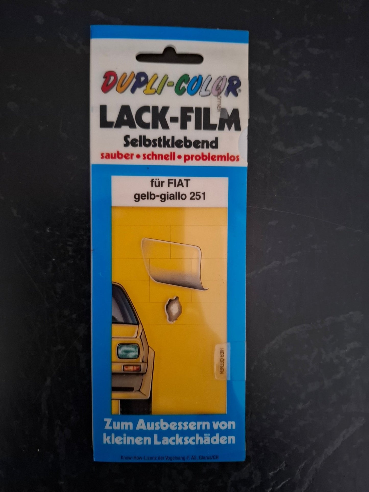 Nostalgie Dupli Color Lack - Film Selbstklebend für Fiat Oldtimer Fahrzeuge - Rocketcolors