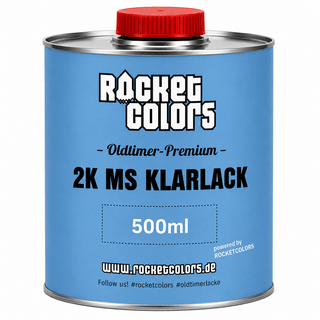Rocketcolors Oldtimer Premium Klarlack 500ml – für Moped & Auto - Rocketcolors