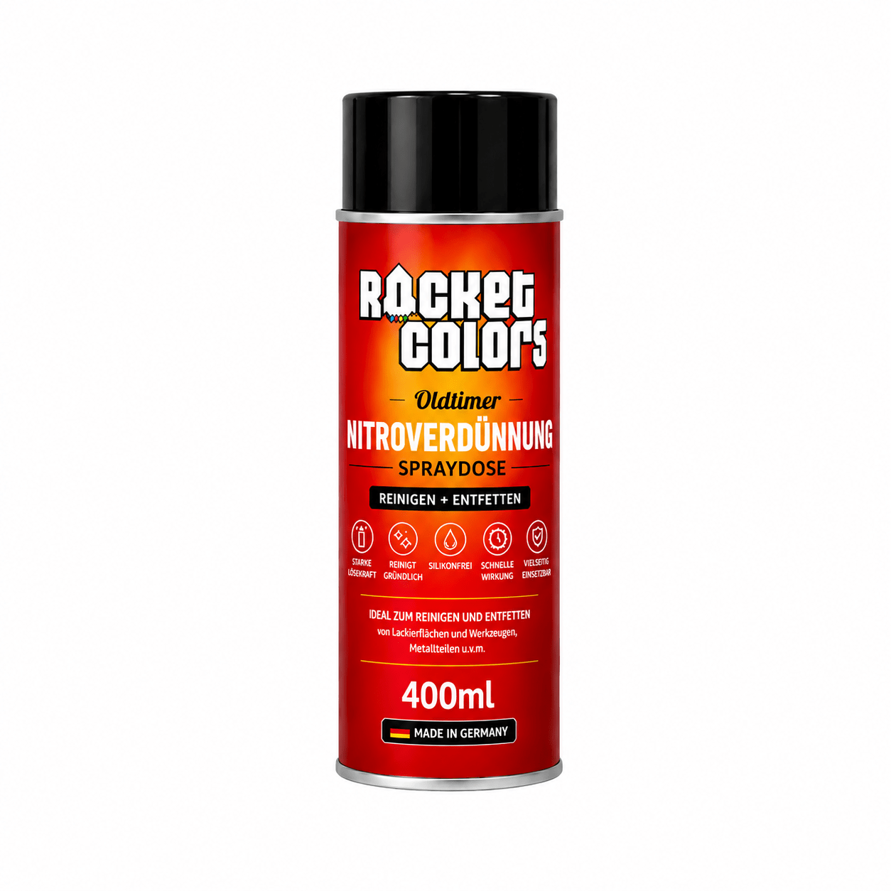 Rocketcolors Oldtimer Premium Nitroverdünnung Spray 400ml - Rocketcolors
