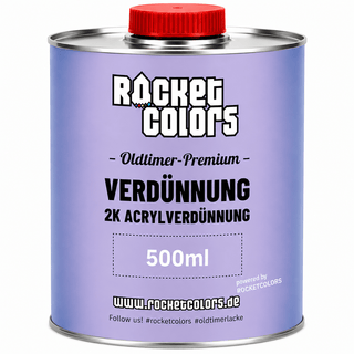 Rocketcolors Oldtimer Verdünnung 500ml – Lackzubehör für Moped & Auto - Rocketcolors
